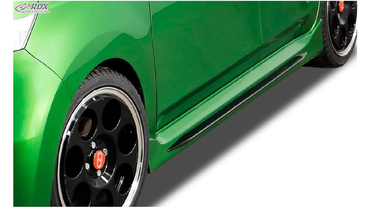 Jupes+lat%C3%A9rales+%27Slim%27+sur+mesure+pour+Daihatsu+Materia+%28ABS+noir+luisant%29